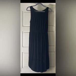Black high/low dress